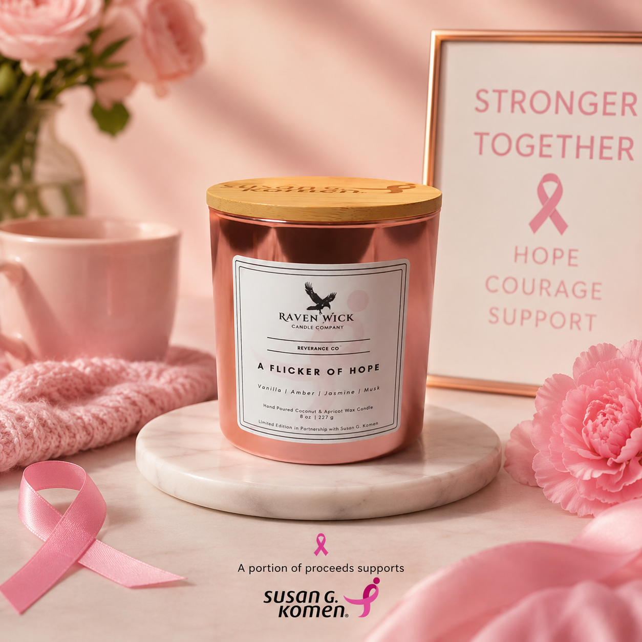 A Flicker of Hope — Supporting the Susan G. Komen Foundation®